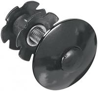 A-head star nut met top kap 1 1/8", zwart - thumbnail