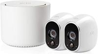 Arlo Vms3230-100Eus Smart Home 1 Hd Bewakingscamera En Beveiligingssysteem Set, 2-Delig, Wit - thumbnail