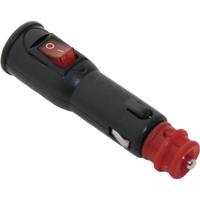 HP Autozubehör KFZ-Stecker mit EIN/AUS-Schalter Universele stekker met schakelaar Stroombelasting (max.): 8 A Geschikt voor Sigarettenaansteker, - thumbnail