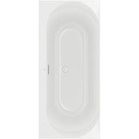 Villeroy & Boch Loop duobad - 180x80cm - rechthoek/binnenbad ovaal - acryl Wit Alpin glans uba180lof2v-01 - thumbnail