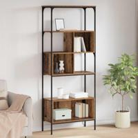 Boekenkast Oud Hout 76 x 33 x 188,5 cm Bewerkt hout - thumbnail