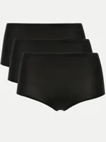 Chantelle 3-pack naadloze taille slip - Soft Strech - High waist brief - S - Zwart | Dames slip - Onderbroek - Ondergoed - S - Onderbroek - - S - - thumbnail