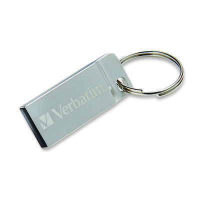 Verbatim Metall-Gehäuse USB-stick 64 GB Zilver 98750 USB-A 2.0