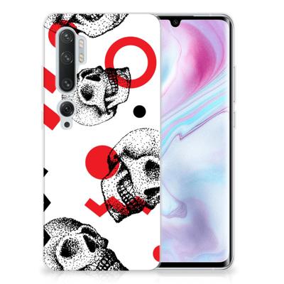 Silicone Back Case Xiaomi Mi Note 10 Pro Skull Red Silicone Back Case Xiaomi Mi Note 10 Pro Skull Red