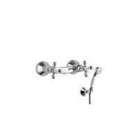 Tres Tweegreepskraan met doucheset 53276501 Brons - thumbnail