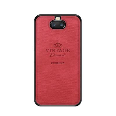 PINWUYO schokbestendige waterdichte volledige dekking TPU + PU doek + anti-shock katoen beschermhoes voor Sony Xperia 10/Xperia XA3 (rood) PINWUYO schokbestendige waterdichte volledige dekking TPU + PU doek + anti-shock katoen beschermhoes voor Sony Xperia 10/Xperia XA3 (rood)