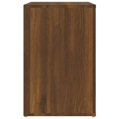 VidaXL Schoenenkast 130x35x54 cm bewerkt hout bruin eikenkleur