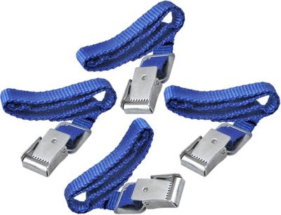 Pro Plus FIETSRIEMPJES MET METALEN GESP VOOR FIETSDRAGER 4 STUKS Pro Plus FIETSRIEMPJES MET METALEN GESP VOOR FIETSDRAGER 4 STUKS