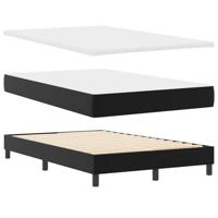 Bedframe met matras met matras Zwart 120 x 200 cm Kunstleer - thumbnail