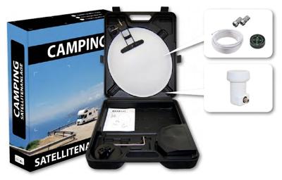 MegaSat 1500080 Camping satellietset zonder receiver Aantal gebruikers: 1 MegaSat 1500080 Camping satellietset zonder receiver Aantal gebruikers: 1