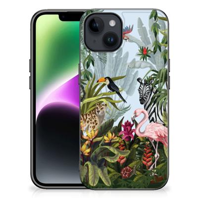 Dierenprint Telefoonhoesje voor iPhone 15 Jungle