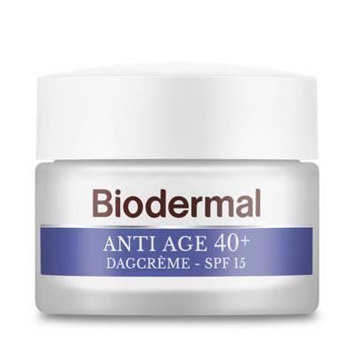 Biodermal Anti Age 40+ Dagcrème met hyaluronzuur en vitamine C - met SPF15