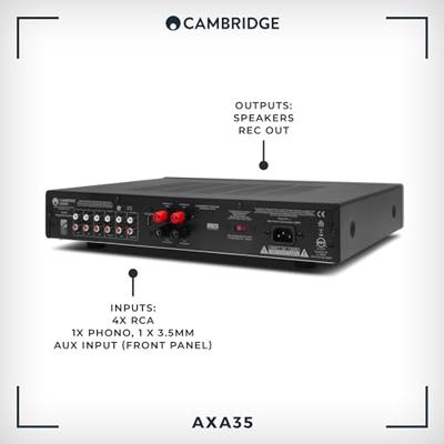 Cambridge Audio: AXA35 Versterker - Grijs - thumbnail