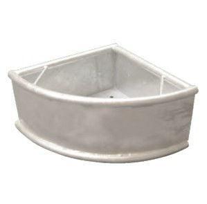 MM Voerbak gegalvaniseerd paard, Hoekmodel MM Voerbak gegalvaniseerd paard, Hoekmodel