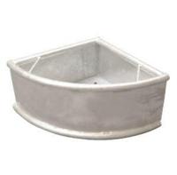 MM Voerbak gegalvaniseerd paard, Hoekmodel - thumbnail