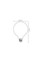 Lucide G80 - Filament lamp - Ø 8 cm - LED 3 StepDim - E27 - 1x8W 2700K - Opaal - thumbnail