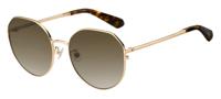 Kate Spade zonnebril Carlita dames goud met bruine lens - thumbnail