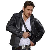 Zilveren politie badge - thumbnail