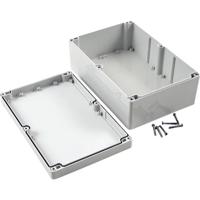 Hammond Electronics 1555VAGY Universele behuizing 240 x 160 x 90 Polycarbonaat Grijs 1 stuk(s) - thumbnail
