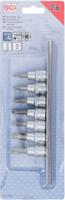 BGS technic Bit insert set 3/8" Torx T15 - T50 7 pcs. - thumbnail