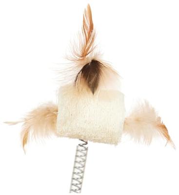 TRIXIE SPEELTJES OP SPIRAALVEREN LUFFA / SISAL 15X15X30CM 2 ST