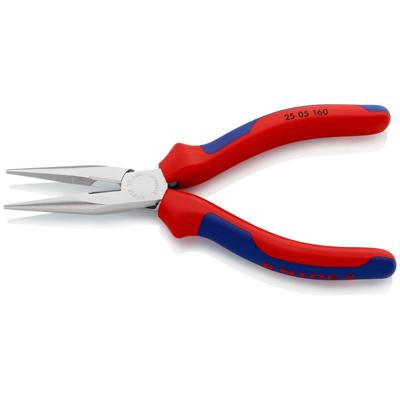 Knipex 25 05 160 Radiotang 160mm recht + zijsnijder met comfortgrepen | verchroomd