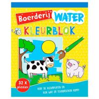 Waterkleurblok Boerderij - thumbnail