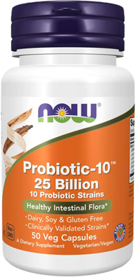 Now Foods Probiotic-10™ 25 Billion (50) Standard