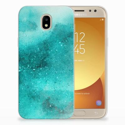 Smartphone hoesje Samsung Galaxy J5 2017 Painting Blue Smartphone hoesje Samsung Galaxy J5 2017 Painting Blue