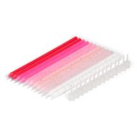 Patisse Verjaardagskaarsjes 14 cm 12 Stuks Roze - thumbnail