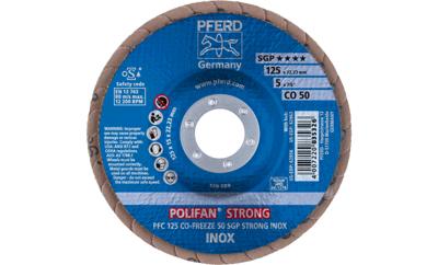 PFERD TOOLS 67789125 PFC 125 CO-FREEZE 50 SGP STRONG INOX Lamellenschijf Diameter 125 mm Boordiameter 22.23 mm Legering op kobaltbasis, Legering op