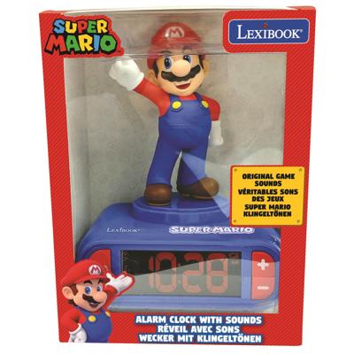 Super Mario 3D digitale wekker met licht en geluid