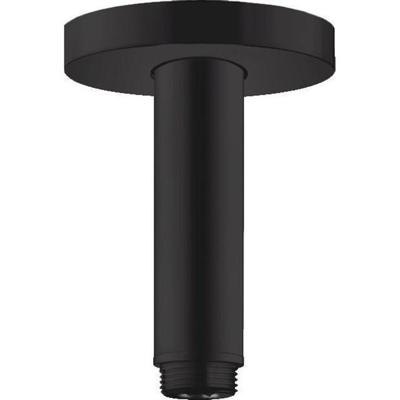 Hansgrohe plafondbevestiging S 100 mm, mat zwart Hansgrohe plafondbevestiging S 100 mm, mat zwart