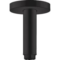Hansgrohe plafondbevestiging S 100 mm, mat zwart - thumbnail