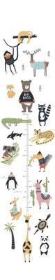 Noordwand Kids Walls Fotobehang meetlint dieren - 45877