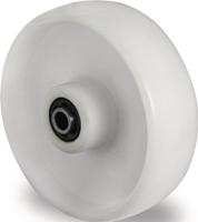 Promat/Tecwerk Reservewiel | Wiel-Ø 125 mm | draagvermogen 200 kg | polyamide wit | As-Ø 15 mm naaf lengte 50 mm - 3000276074 - thumbnail