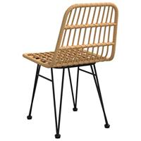 Tuinstoelen 2 st 48x62 84 cm PE-rattan - thumbnail