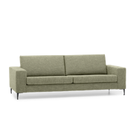 3-Zitsbank Fira Lichtgroen Stof - thumbnail