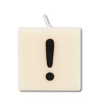 Paperdreams kaarsje symbool !, 4st. - thumbnail