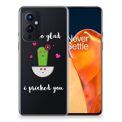 OnePlus 9 Telefoonhoesje met Naam Cactus Glad OnePlus 9 Telefoonhoesje met Naam Cactus Glad
