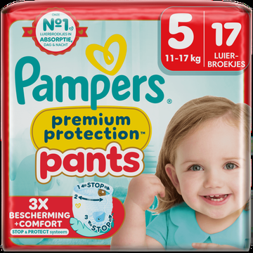 Pampers Premium Protection Pants Maat 5, 17 Luierbroekjes bij Jumbo