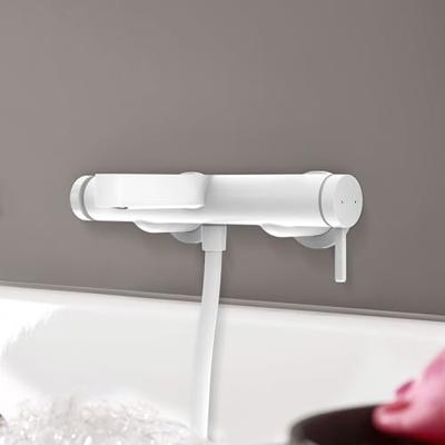 Badmengkraan Opbouw Finoris HansGrohe Eengreeps Mat Wit - thumbnail