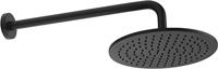 Ben Round douchearm 40cm mat zwart - thumbnail