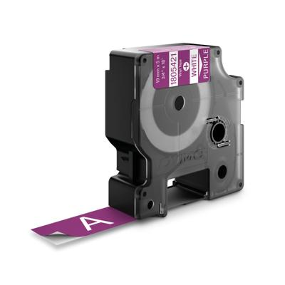 DYMO 1805421 labelprinter-tape Wit op paars DYMO 1805421 labelprinter-tape Wit op paars
