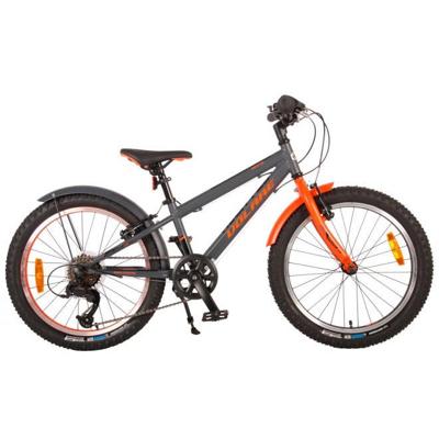 Volare rocky kinderfiets - 20 inch - grijs oranje - 6 speed - prime collection