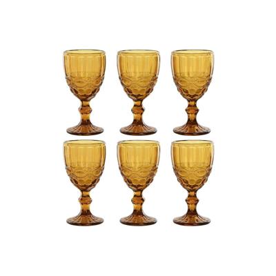 Set van bekers Home ESPRIT Amber Kristal 325 ml (6 Stuks) Set van bekers Home ESPRIT Amber Kristal 325 ml (6 Stuks)
