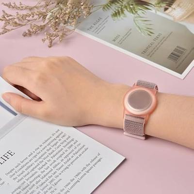 AirTag nylon loop bandje - M/L - Grijs