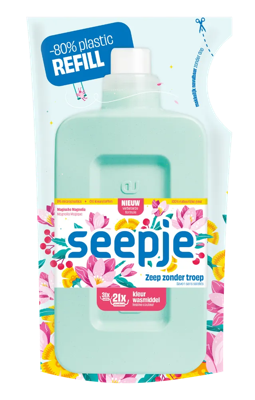 Seepje Kleur Wasmiddel Navulling Magische Magnolia Seepje Kleur Wasmiddel Navulling Magische Magnolia