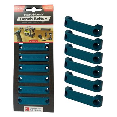 Stealthmounts Bankriem | Blauw | 6 stuks - BB-PL-BLU-6