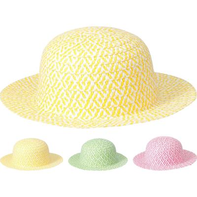 Zomerhoed kinderen geel/groen of roze